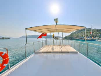 From Demre: Shared Full-Day Boat Trip with Swim Stops