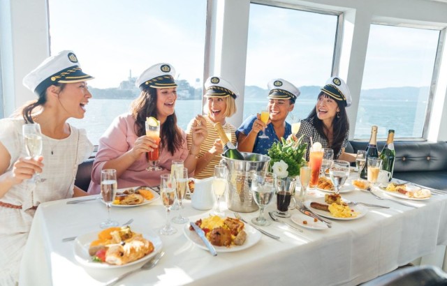Visit Newport Beach Champagne and Brunch Buffet Cruise in Bali