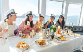 From Newport Beach: Champagne and Cider Buffet Brunch Cruise