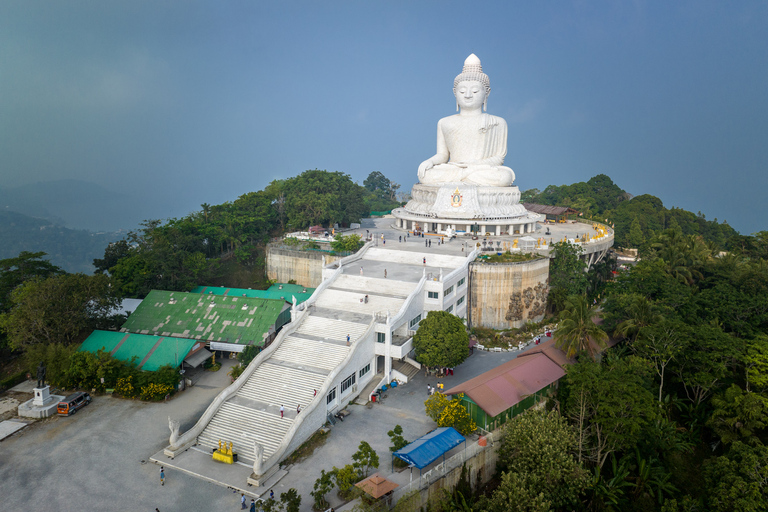 Phuket: Wielki Budda, Wat Chalong i wycieczka z przewodnikiem po mieścieWielki Budda, Wat Chalong i poranne zwiedzanie miasta