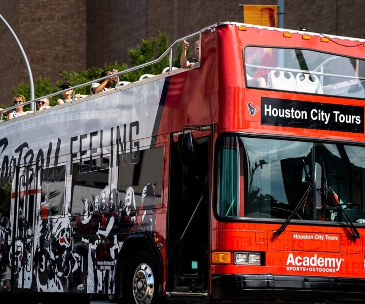Houston: tour guidato della città con un autobus panoramico scoperto
