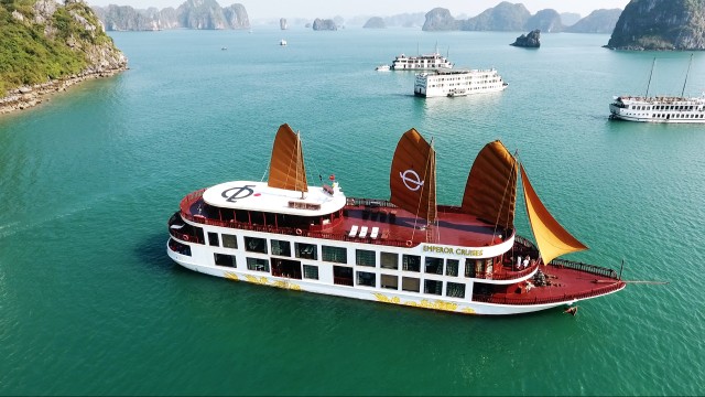 Visit Halong Bay 2 Days 1 Night Experience on Emperor Cruise in Halong Bay