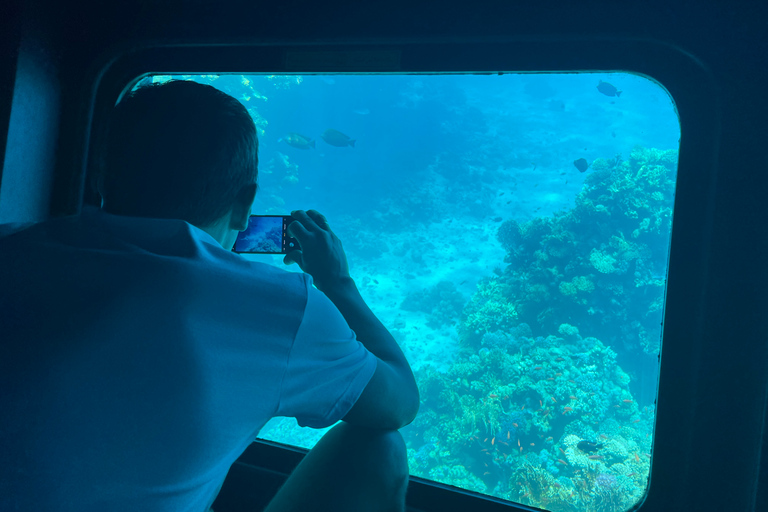 Hurghada: Royal Seascope ubåtskryssning med snorkelstopp