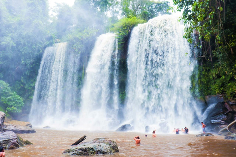 Nationaal park Phnom Kulen-waterval, privétour 1000 Linga