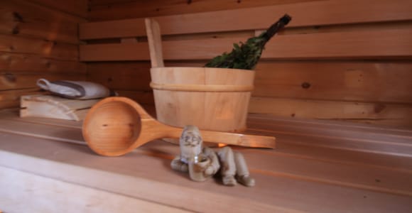 Rovaniemi: Private Sauna, Jacuzzi and Dinner