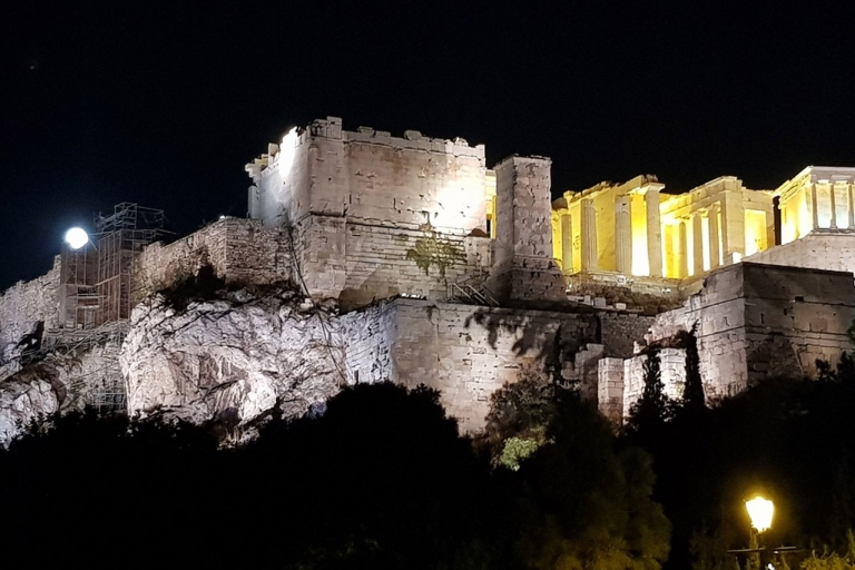 Ateny: Nocna wycieczka rowerami elektrycznymi