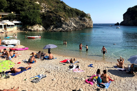 Private Corfu-strandentour: Paleokastritsa en Glyfada