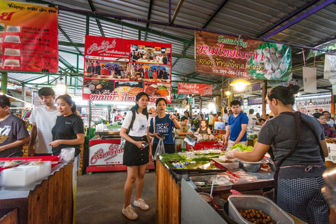 Mercato galleggiante di Bangkok e giro in barca verso una fattoria di orchidee