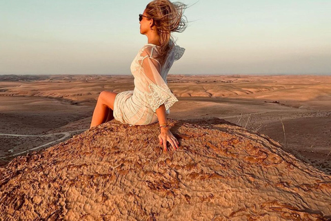 From Marrakech: Camel Ride at Sunset Time in Agafay desertFrom Marrakech: Camel in Agafay desert