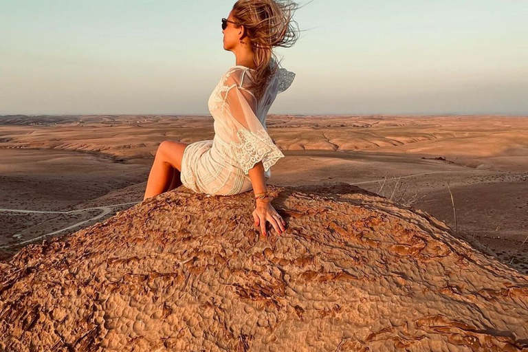 From Marrakech: Camel Ride at Sunset Time in Agafay desertFrom Marrakech: Camel in Agafay desert