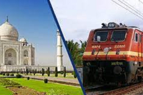 Gatiman Train Tour: z biletami i samochodem, Delhi Agra Delhi.