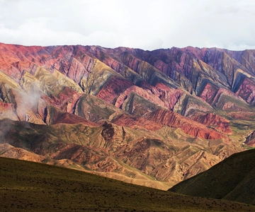 From Jujuy: Serranías de Hornocal with Quebrada de Humahuaca