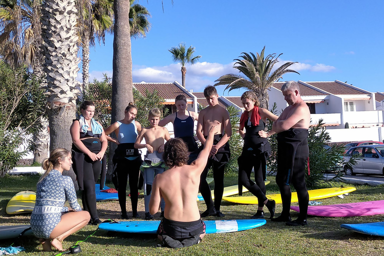 Playa de Las Americas: Surfing Grupplektion med utrustning