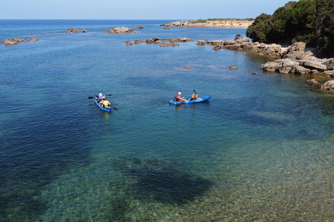 Private Sea Kayak over sunk city of ancient Feia