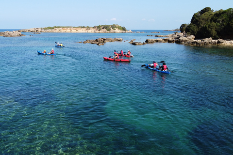 Private Sea Kayak over sunk city of ancient Feia