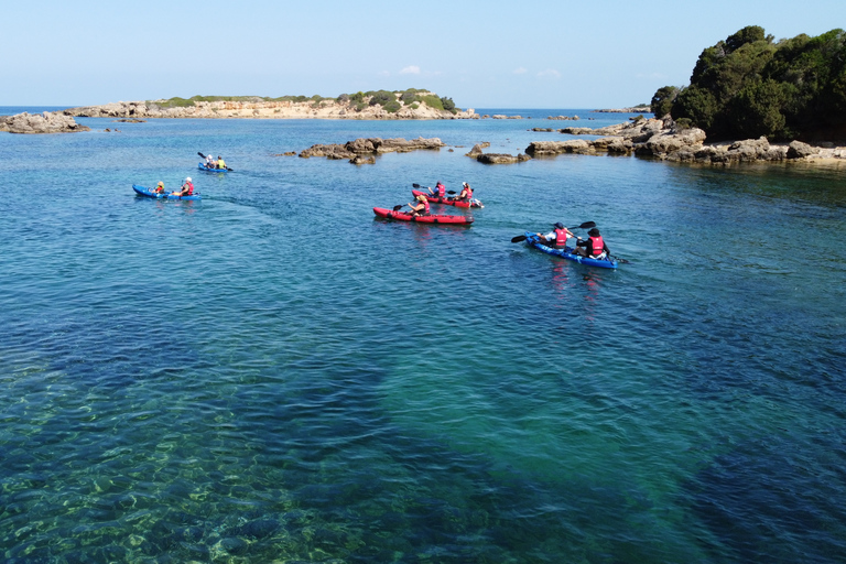 Private Sea Kayak over sunk city of ancient Feia