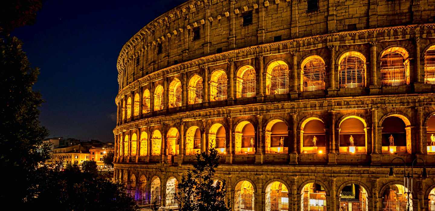 Rom: Kleingruppentour bei Nacht mit Pizza und Gelato