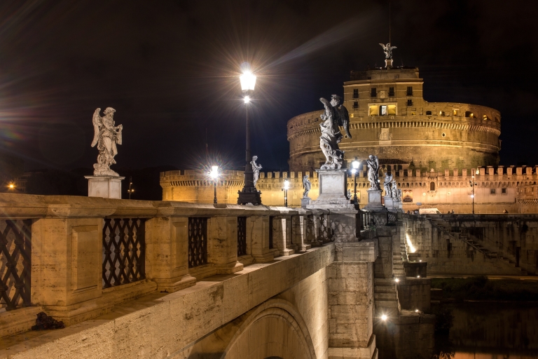 Rome: Tour Night met Pizza en Gelato