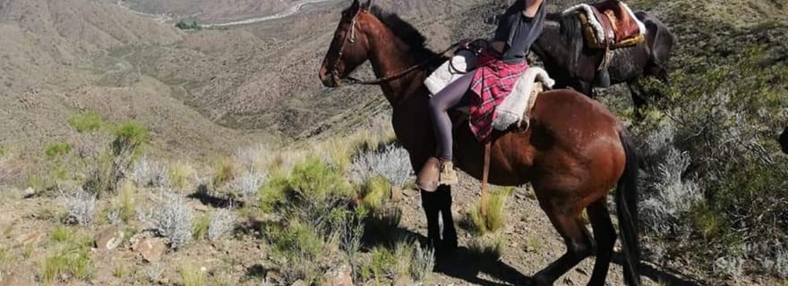 Mendoza: Cavalcata al tramonto in montagna e barbecue