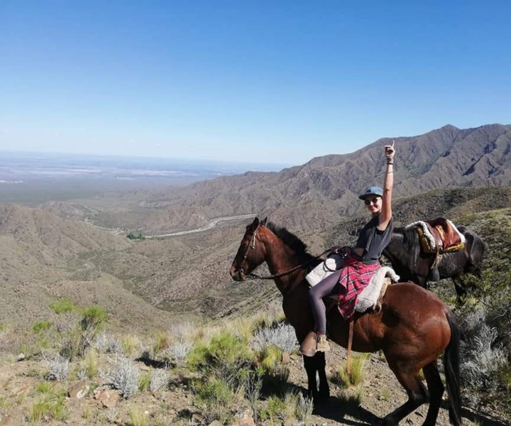 Mendoza: sunset horse back riding in the mountains and BBQ