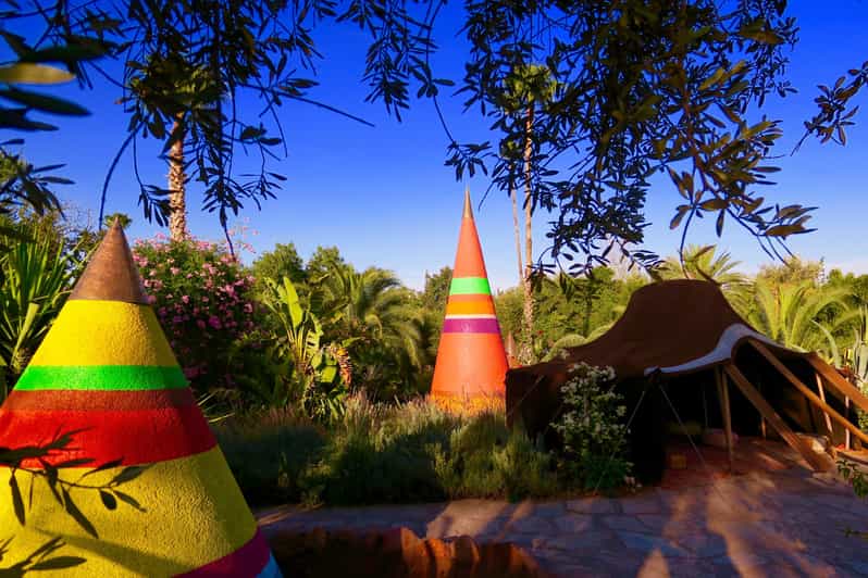 Jardin d'Anima et promenade à dos de chameau - demi-journée à partir de Marrakech - dromadaire