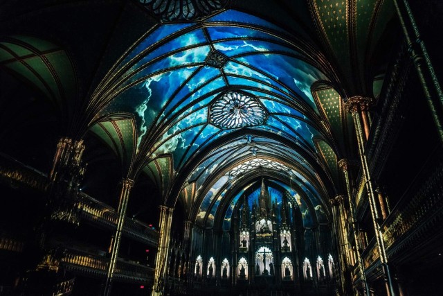 Visit Montreal AURA Experience at Notre-Dame Basilica and Cruise in Montreal