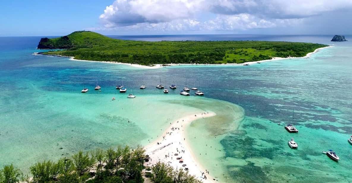 Grand Bay Catamaran Cruise to Flat Island w/Lunch on island GetYourGuide