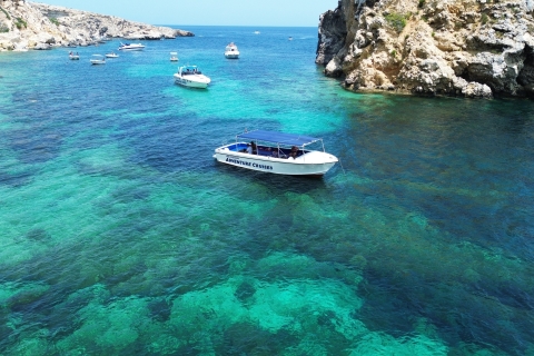 Sliema : Excursion en bateau à moteur vers Comino et le Lagon BleuSliema : Excursion en bateau à Comino et au Lagon Bleu
