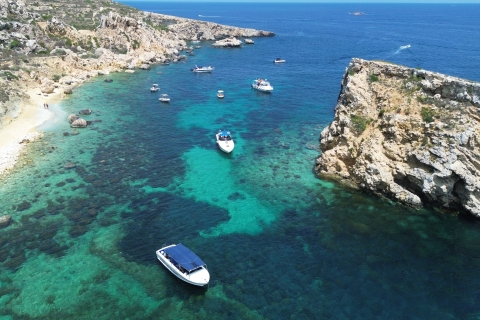 Sliema : Excursion en bateau à moteur vers Comino et le Lagon BleuSliema : Excursion en bateau à Comino et au Lagon Bleu