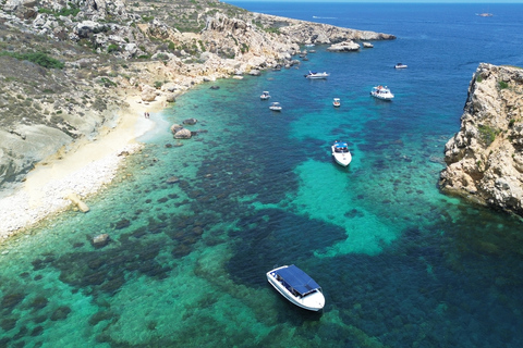 Sliema: Excursión en lancha motora a Comino y la Laguna AzulSliema: Excursión en barco a Comino y la Laguna Azul