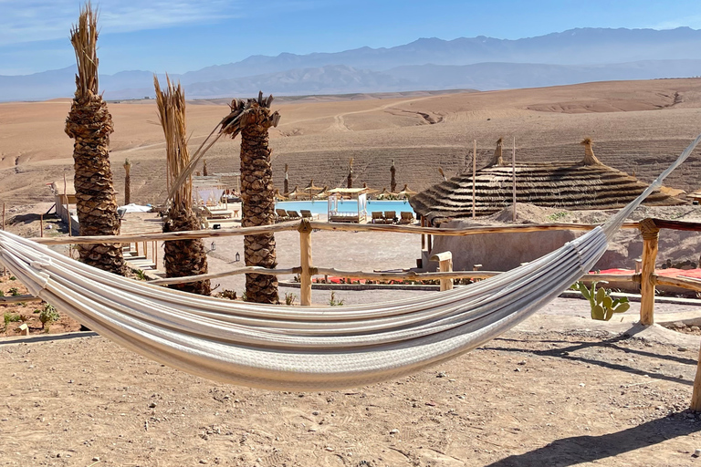 Private Luxury Lunch in Agafay Desert & Swimming Pool Marrakech: Luxury Lunch in Agafay Desert & Swimming Pool