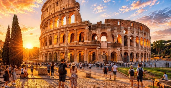 Rome: Colosseum Arena Floor Entry Ticket with Audioguide