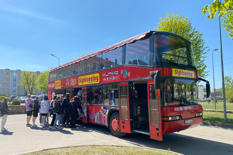 RigaGrandTour: Hop-On Hop-Off przez cały dzień / odbiór z hotelu /GrandTour Hop-On Hop-Off przez cały dzień