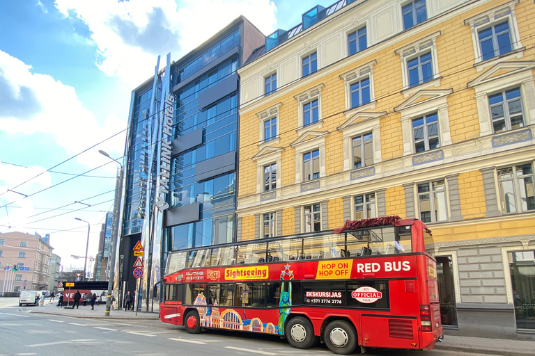 RigaGrandTour: Hop-On Hop-Off przez cały dzień / odbiór z hotelu /GrandTour Hop-On Hop-Off przez cały dzień