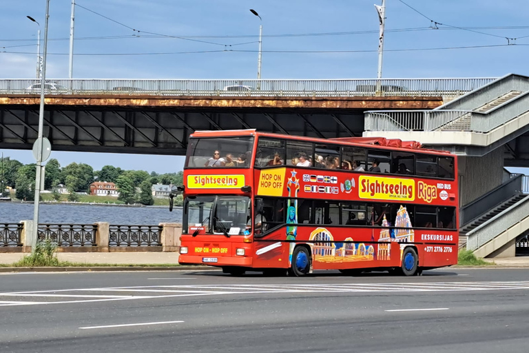 RigaGrandTour: Hop-On Hop-Off przez cały dzień / odbiór z hotelu /GrandTour Hop-On Hop-Off przez cały dzień