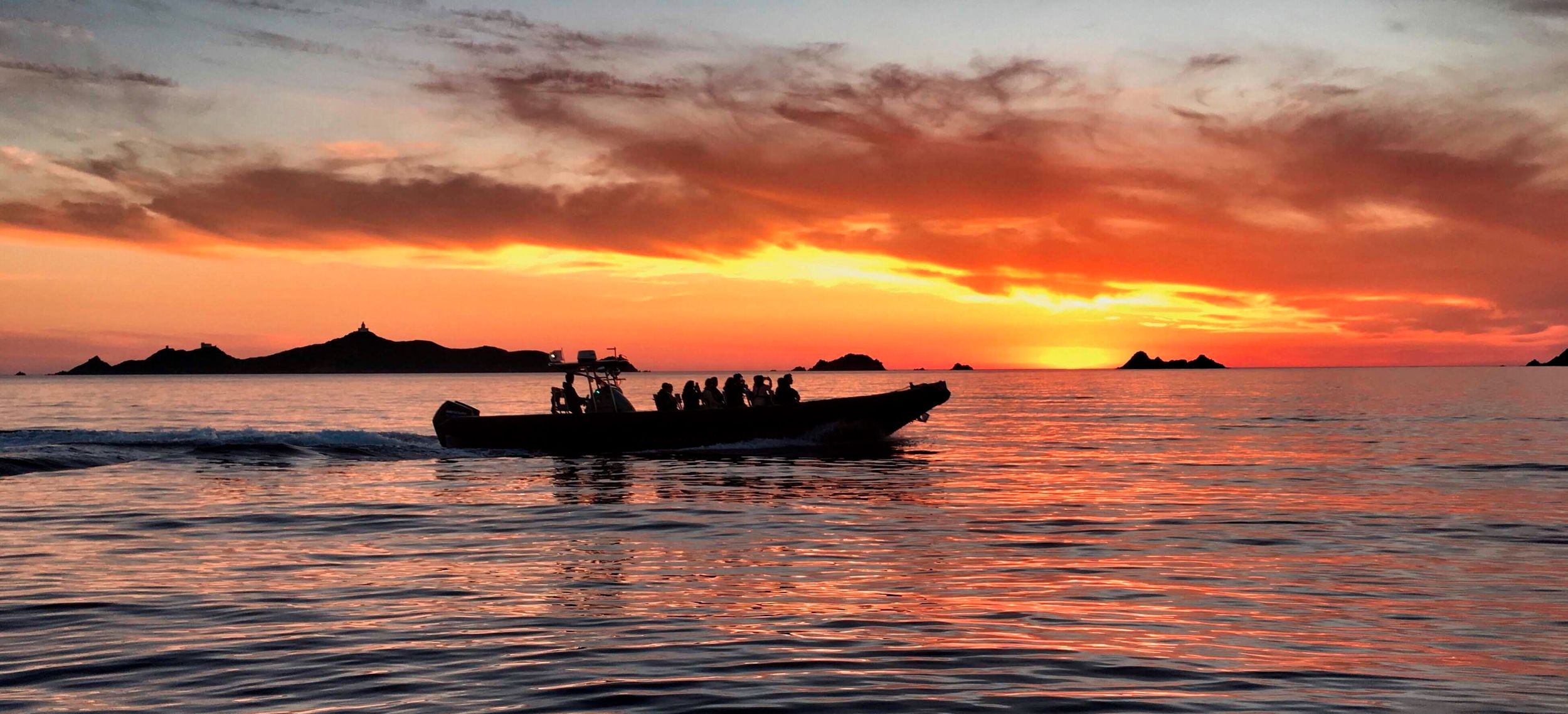 De Sagone/Cargèse: Scandola Piana Sonnenuntergang Aperitif Baignade