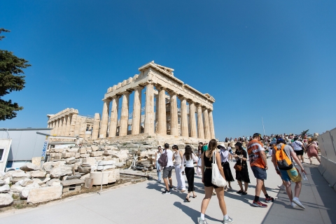 Atenas: visita guiada a pie por la Acrópolis y audioguía por PlakaTour en inglés con entrada