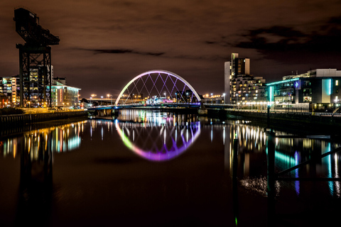 Passeio guiado a pé por GlasgowExcursão a pé guiada por Glasgow com bilhete de trem