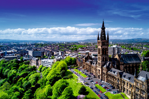 Passeio guiado a pé por GlasgowExcursão a pé guiada por Glasgow com bilhete de trem