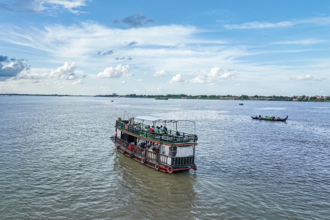 Phnom Penh: Bike & Boat Sunset Cruise