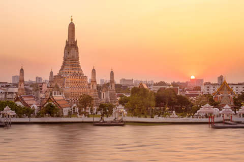 بانكوك: جولة المشي في القصر الكبير ووات فو ووات آرونخاص مع نقطة لقاء