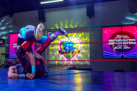 كوزوميل: عرض المصارعة المكسيكية مع التاكو والمارجريتاس!كوزوميل: تجربة Lucha Libre! باقة التاكو والمارجر