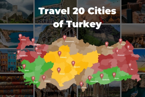 Najczęściej odwiedzane trasy w Turcji