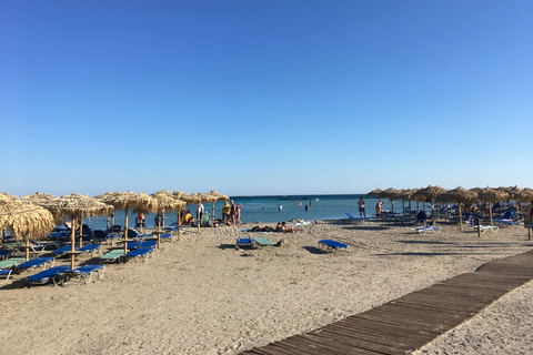 Transfert privé de La Canée à la plage d'Elafonissi