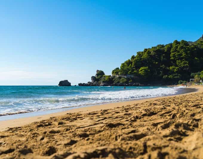 Corfu's Best Beach Day: Glyfada Beach Escape