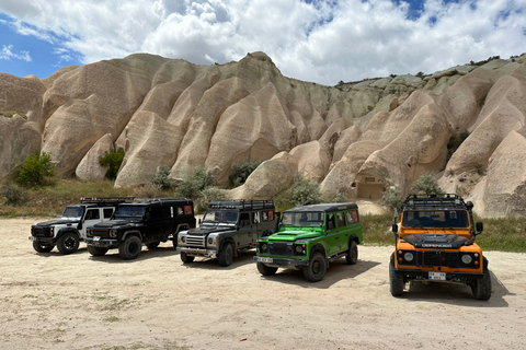 Vanuit Cappadocië: Jeepsafari (Per Persoon)Cappadocië Jeepsafari - Zonsopgang tour