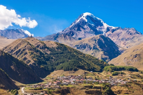 From Tbilisi: Kazbegi, Sighnaghi and Bodbe private tour