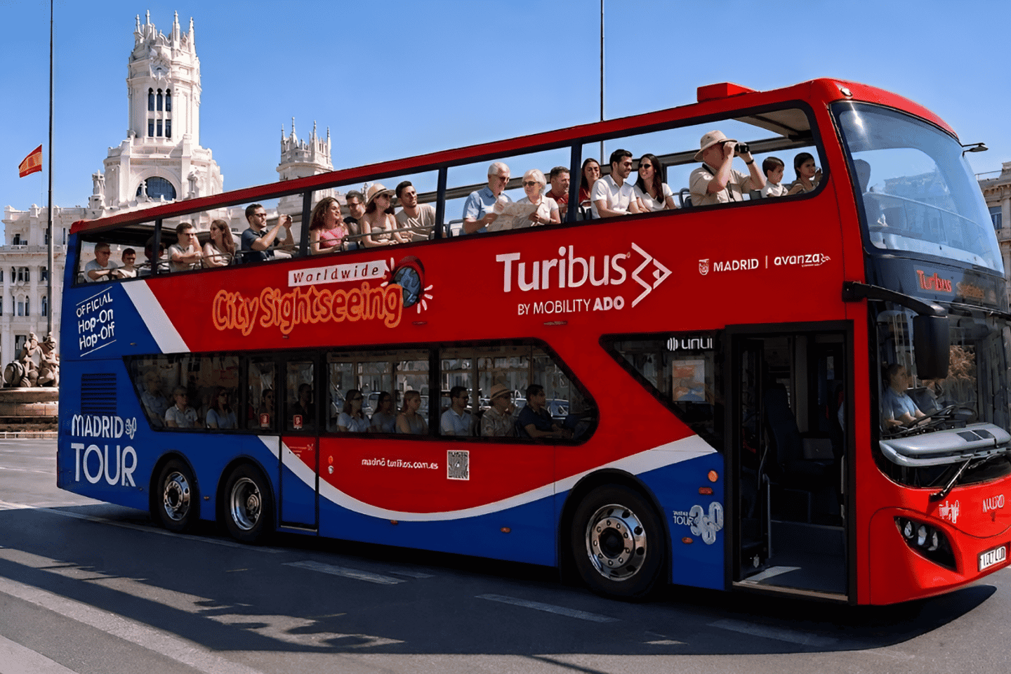 City Sightseeing Madrid Hop-On Hop-Off Bus Tour - 24-Hour Hop-On Hop-Off Bus Tour