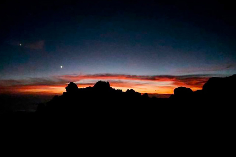 Teneriffa: Kvällstur med solnedgång och stjärnskådning på Teide + middagRundtur på engelska