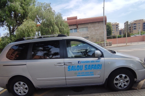 From Salou: Villages & Lake or Waterfalls Jeep Excursion